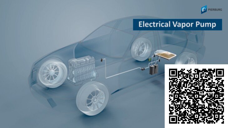 Scan the QR code to see an animation of the ACF pump. | Pierburg |Motorservice