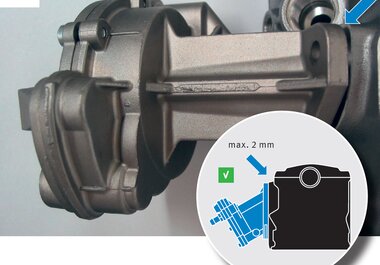Mounting with correct assignment | Pierburg | Motorservice