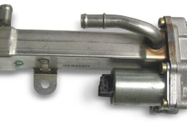 Fig. 1: EGR valve with EGR cooler