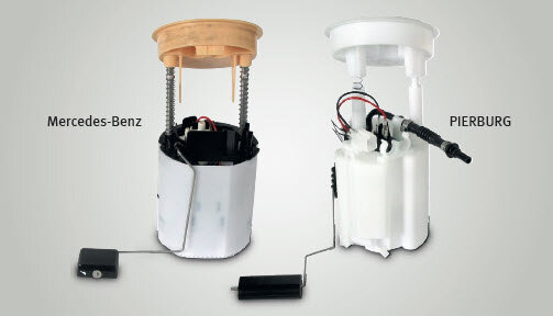 Comparison of fuel delivery modules | Pierburg | Motorservice