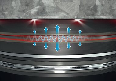 图 1：活塞与气缸盖发生金属接触导致环颤振
