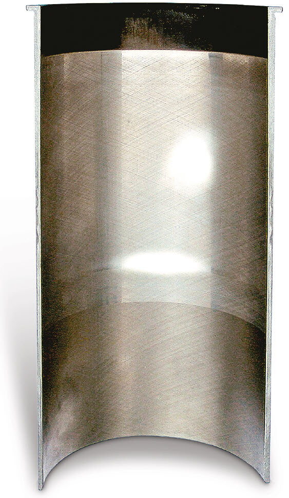 Abb. 2 (zum Vergrößern anklicken) Zylinder und Zylinderlaufbuchse - ungleichmässiger Laufflächenverschleiss| Kolbenschmidt | Motorservice