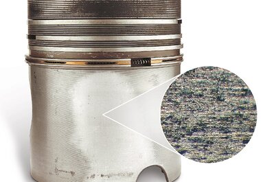 Usura di pistoni, fasce elastiche e superfici di scorrimento dei cilindri causata dall'ingresso di sporco| Kolbenschmidt | Motorservice