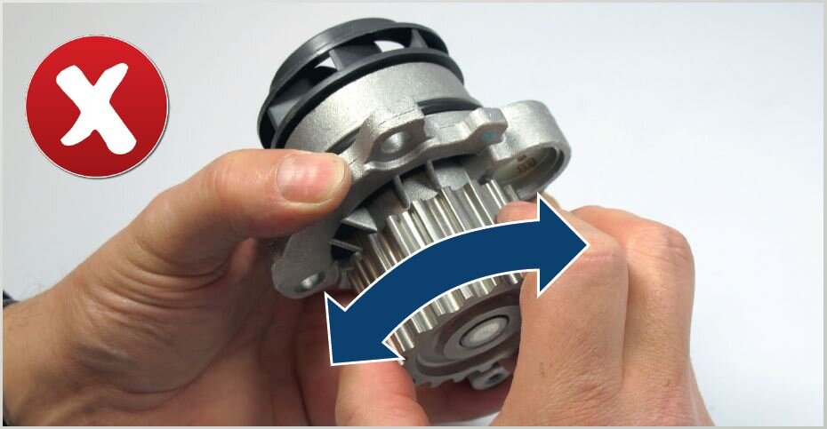 Ne pas faire tourner les pompes à eau à sec (zum Vergrößern anklicken) Ne pas faire tourner les pompes à eau à sec | Kolbenschmidt | Pierburg | Motorservice