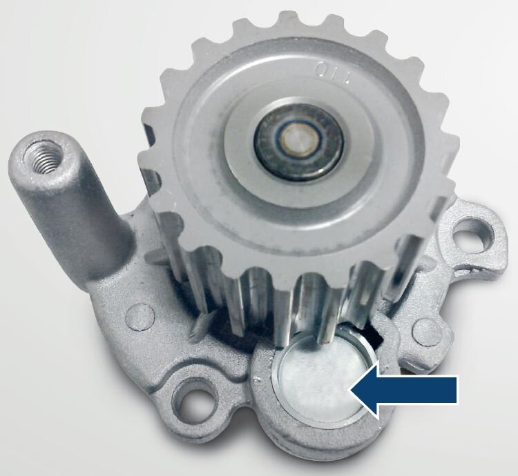 Water pumps Leak tightness & leakage holes Motorservice