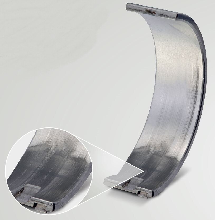 Semicuscinetto di banco inferiore materiale composito acciaioalluminio