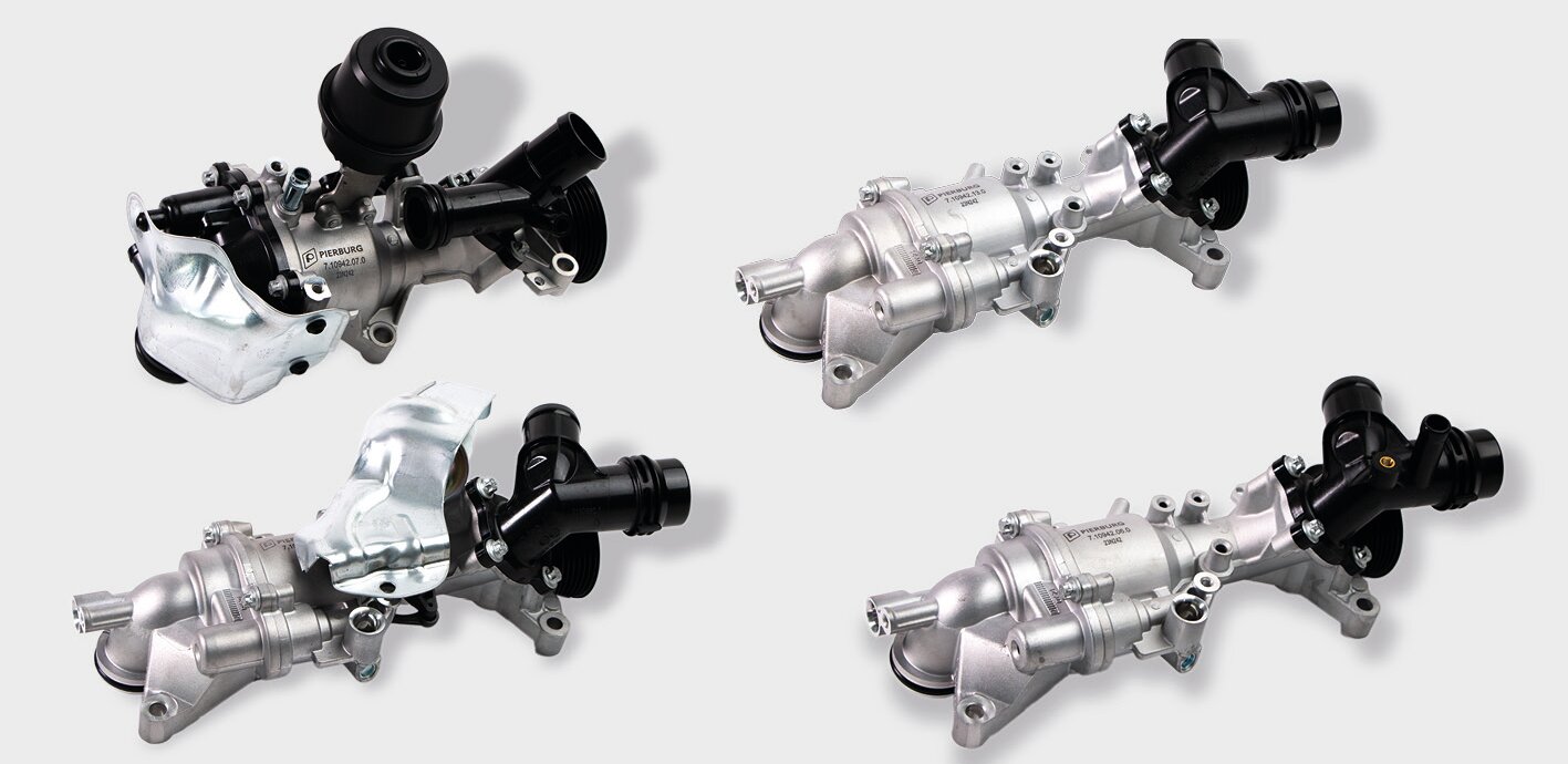 Four new water pump modules for Mercedes-Benz | Pierburg | Motorservice