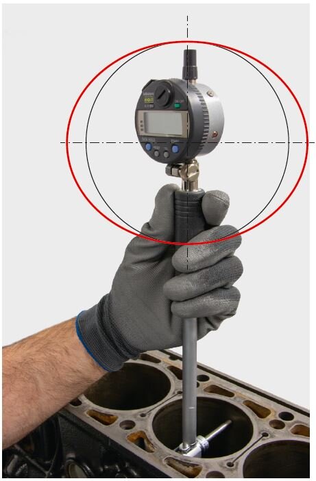 Bore measuring device with dial gauge | Kolbenschmidt | BF | Motorservice